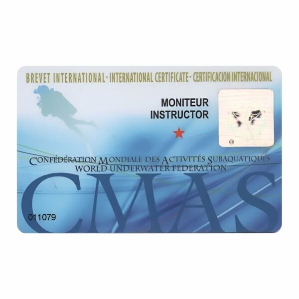 Brevet de instrutor de mergulho de 01 estrela - renovação 05 anos - PRODUTO INDISPONÍVEL POR MOTIVOS TÉCNICOS