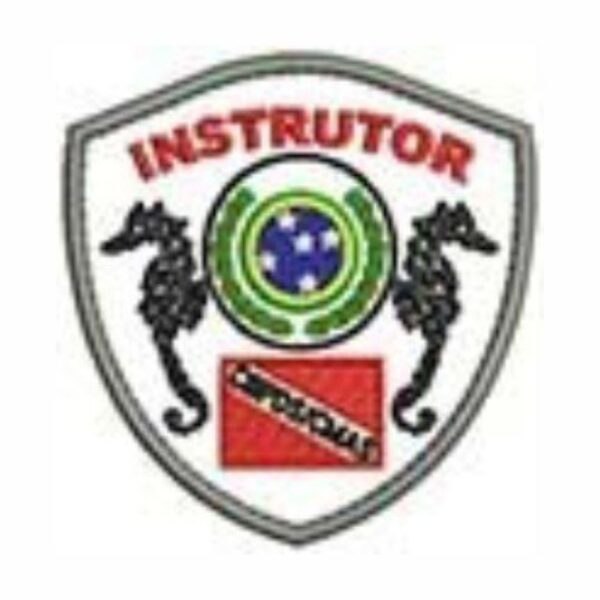 Patch bordado de instrutor internacional de mergulho CBPDS/CMAS (venda para instrutores)